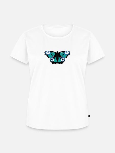 Nazar Butterfly - Frauen Premium Bio T-Shirt - Weiß