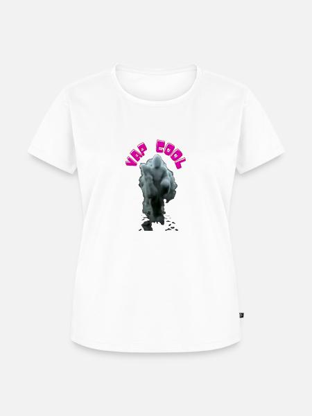 Vap Cool - Frauen Premium Bio T-Shirt - Weiß