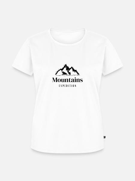Mountains EXPEDITION - Frauen Premium Bio T-Shirt - Weiß