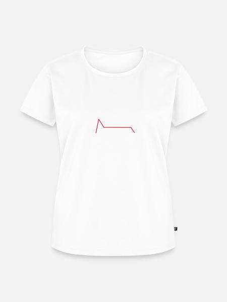 PFR Logo white - Frauen Premium Bio T-Shirt - Weiß