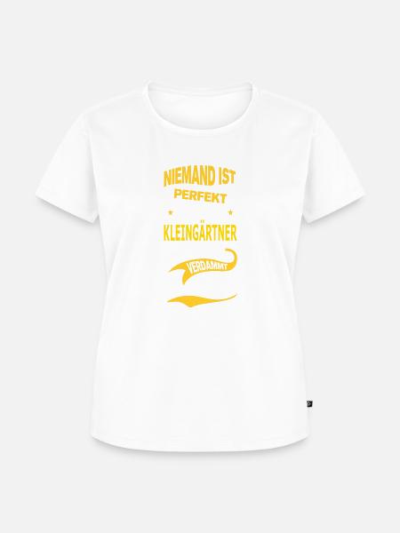 KLEINGÄRTNER - Frauen Premium Bio T-Shirt - Weiß