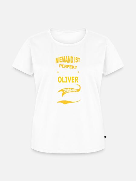 OLIVER - Frauen Premium Bio T-Shirt - Weiß