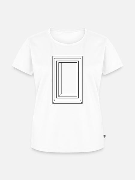 spiegel - Frauen Premium Bio T-Shirt - Weiß