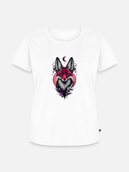Magic Fox - Frauen Premium Bio T-Shirt - Weiß