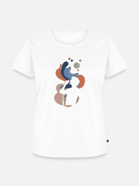 Gesang Chor Karaoke - Frauen Premium Bio T-Shirt - Weiß