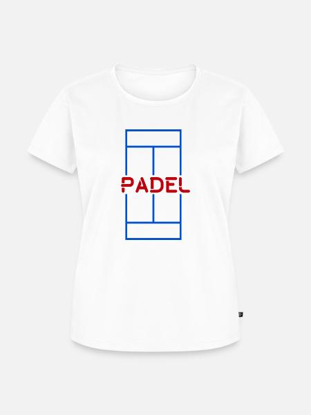 Paddel-Spur - Frauen Premium Bio T-Shirt - Weiß