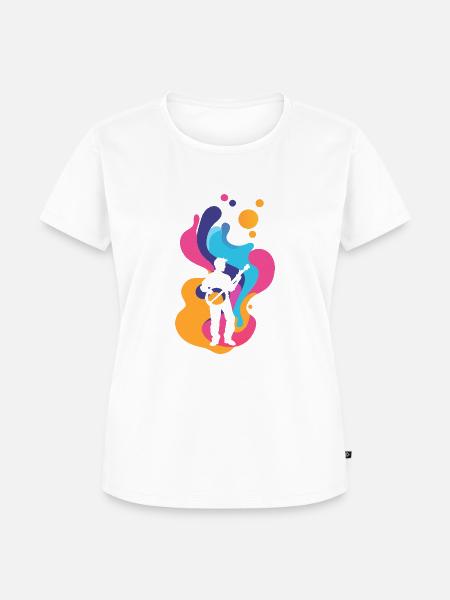 Banjo Dixie Instrument - Frauen Premium Bio T-Shirt - Weiß