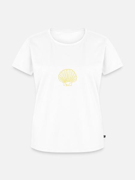 Auf dem Weg Jakobsweg - Frauen Premium Bio T-Shirt - Weiß