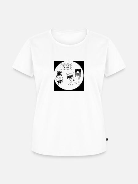 Pizza Club - Frauen Premium Bio T-Shirt - Weiß