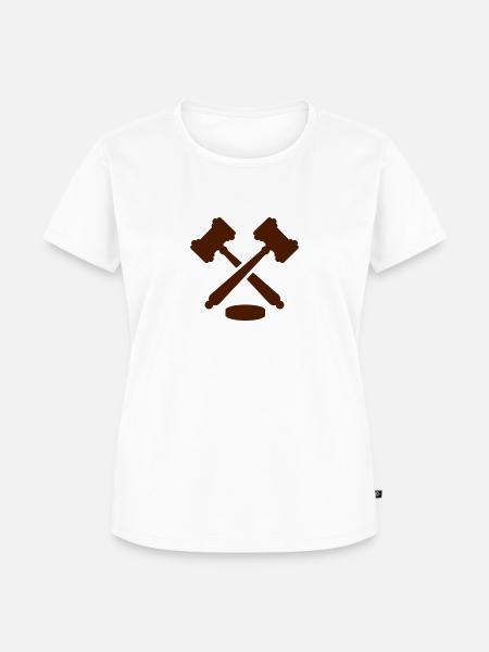 Richter - Frauen Premium Bio T-Shirt - Weiß