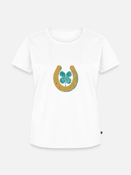 gluecksbringer - Frauen Premium Bio T-Shirt - Weiß