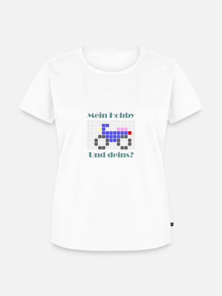 mein hobby motorrad - Frauen Premium Bio T-Shirt - Weiß