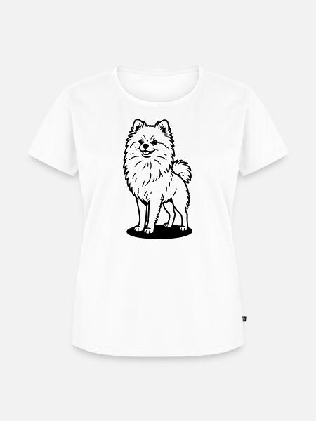 Pommern - Frauen Premium Bio T-Shirt - Weiß
