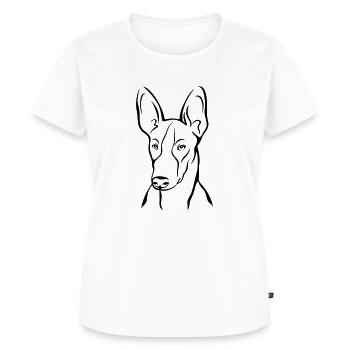 Podenco - Frauen Premium Bio T-Shirt - Weiß - Vorne - AI Model Female 172 dark (172cm)