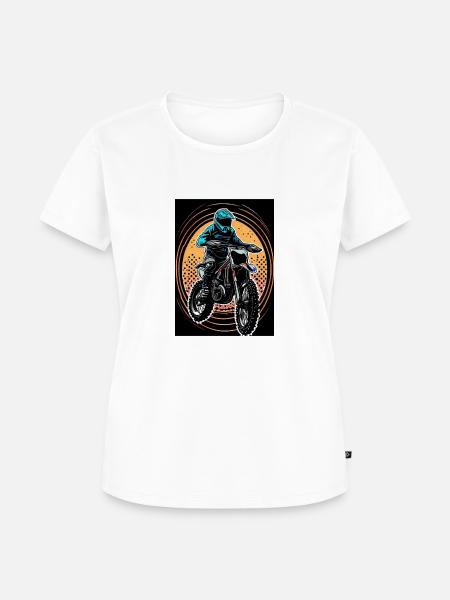 Rider - Frauen Premium Bio T-Shirt - Weiß