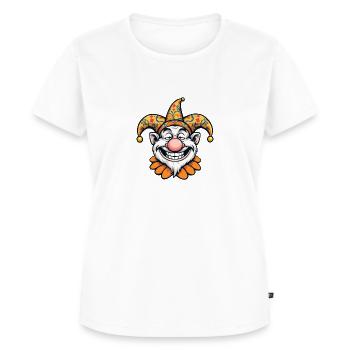 Fasnacht - Frauen Premium Bio T-Shirt - Weiß - Vorne - AI Model Female 172 dark (172cm)
