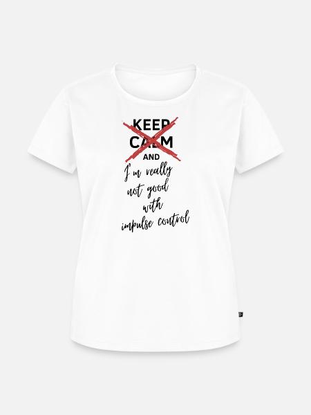 Vampire Academy Keep calm - Frauen Premium Bio T-Shirt - Weiß