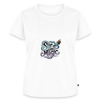 Wish Lamp Wish Gift Wish Fulfillment - Women's Premium Organic T-shirt - white - Front - AI Model Female 172 dark (172cm)