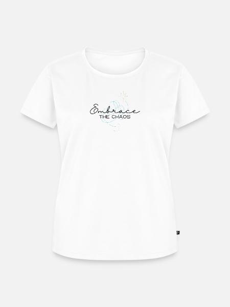 Umarme das Chaos - Frauen Premium Bio T-Shirt - Weiß