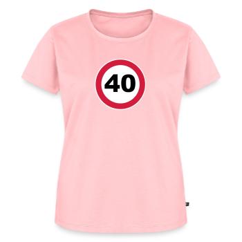 40. Geburtstag - Frauen Premium Bio T-Shirt - Rosa - Vorne - AI Model Female 172 dark (172cm)
