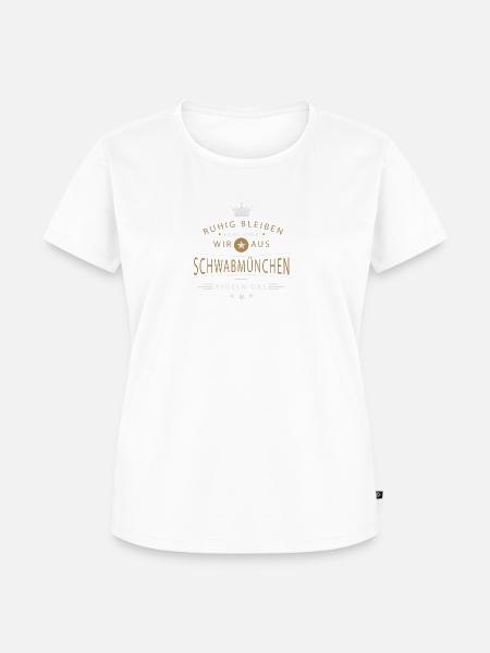 Schwabmünchen Stadt - Frauen Premium Bio T-Shirt - Weiß