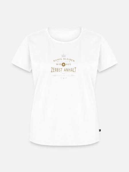 Zerbst Anhalt Stadt - Frauen Premium Bio T-Shirt - Weiß