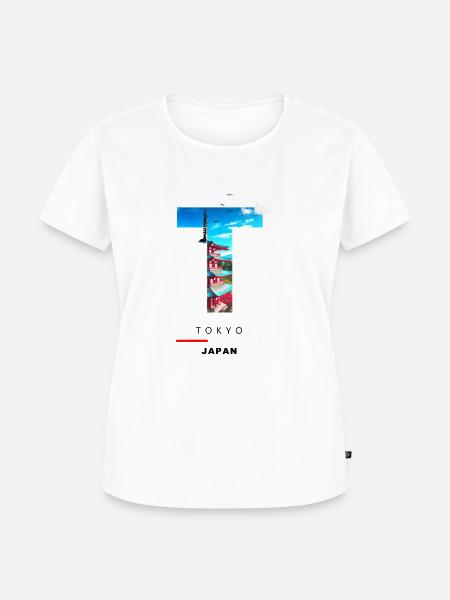 Tokio - Frauen Premium Bio T-Shirt - Weiß