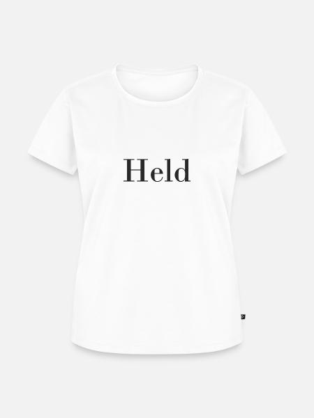 Held - Frauen Premium Bio T-Shirt - Weiß