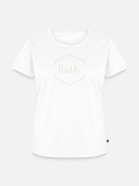 Bist du mein Buddy - Frauen Premium Bio T-Shirt - Weiß