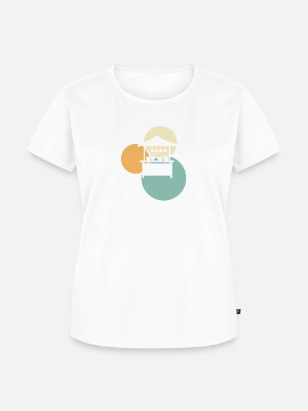 Imbiss lecker - Frauen Premium Bio T-Shirt - Weiß