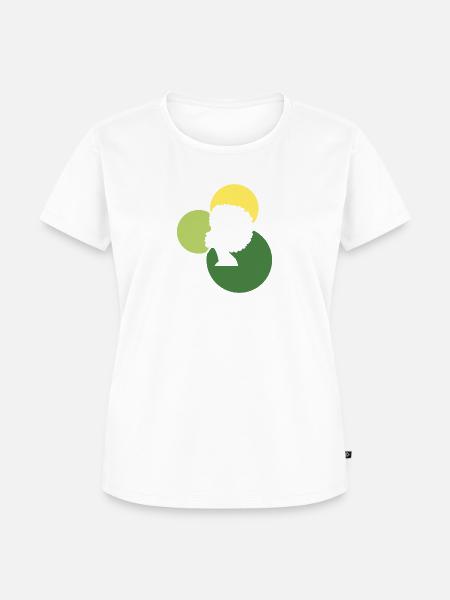 70s Groove - Frauen Premium Bio T-Shirt - Weiß