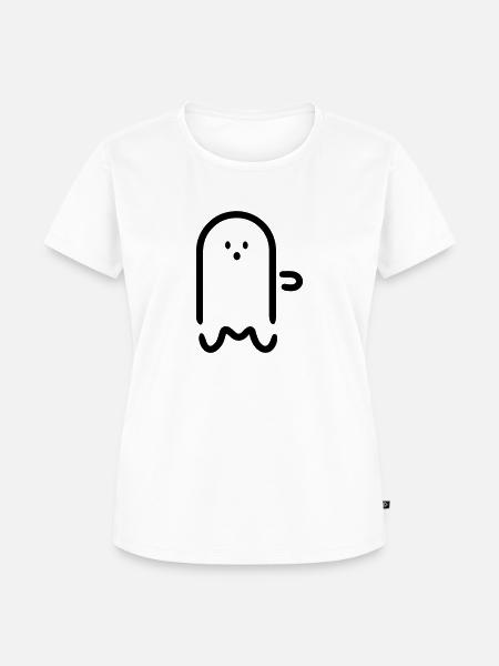 Geist - Frauen Premium Bio T-Shirt - Weiß