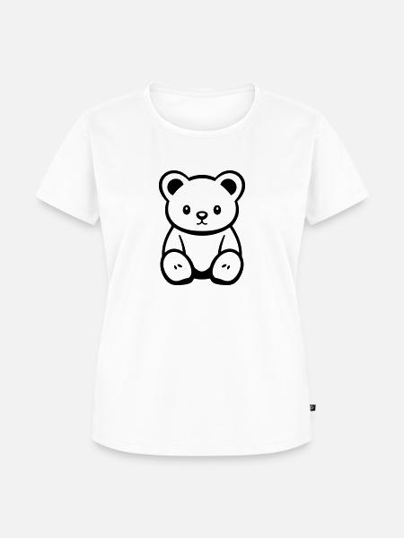 Kleiner Bär - Frauen Premium Bio T-Shirt - Weiß