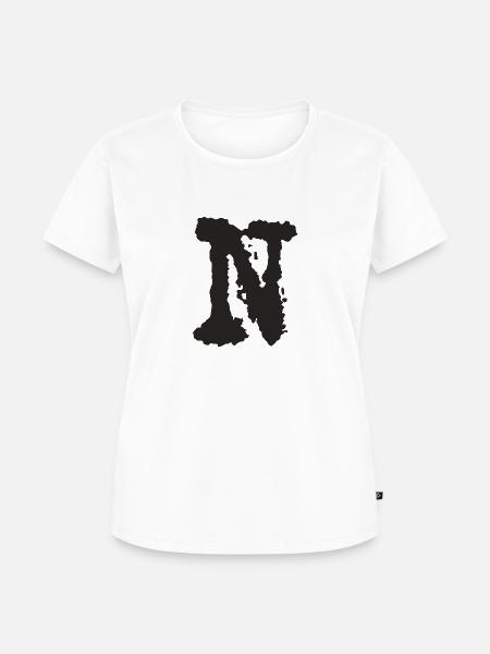 N - Frauen Premium Bio T-Shirt - Weiß