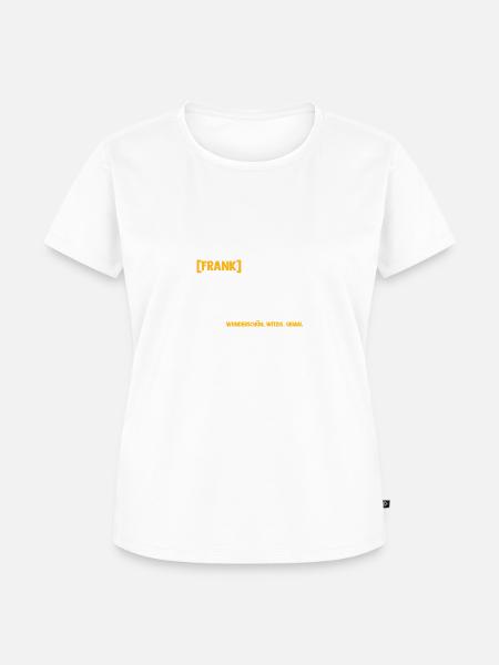 Frank - Frauen Premium Bio T-Shirt - Weiß