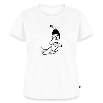 Tony Montana Banane - T-shirt Premium bio Femme - blanc - Devant - AI Model Female 172 dark (172cm)