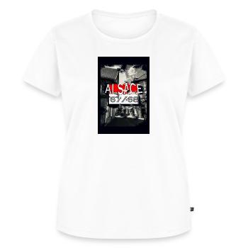 Altes Elsass - Frauen Premium Bio T-Shirt - Weiß - Vorne - AI Model Female 172 dark (172cm)