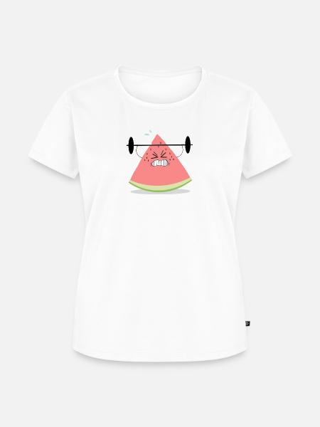 Wassermelone - Frauen Premium Bio T-Shirt - Weiß
