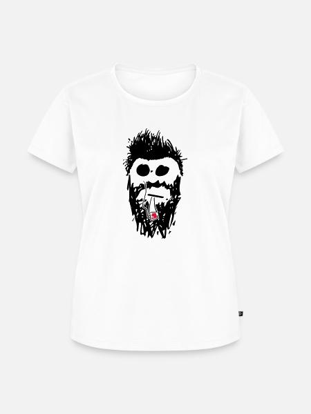 hipster_01 - Frauen Premium Bio T-Shirt - Weiß
