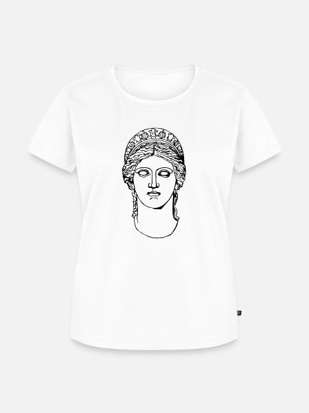 Antique Greek Godess - Frauen Premium Bio T-Shirt - Weiß