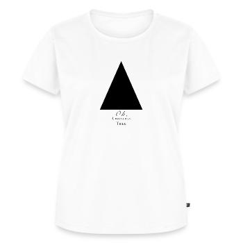 Oh Christmas Tree 1 - Frauen Premium Bio T-Shirt - Weiß - Vorne - AI Model Female 172 dark (172cm)
