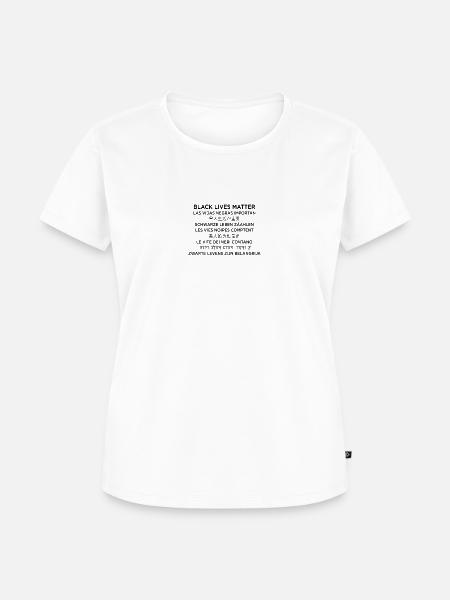 Black Lives Matter - Frauen Premium Bio T-Shirt - Weiß