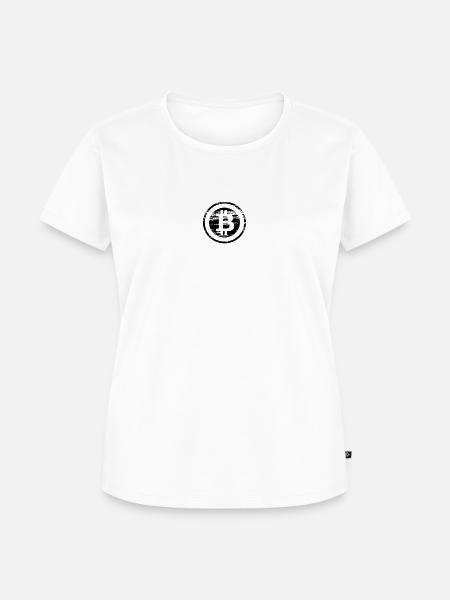 Bitcoin - Frauen Premium Bio T-Shirt - Weiß