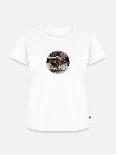 Business in Saigon - Frauen Premium Bio T-Shirt - Weiß