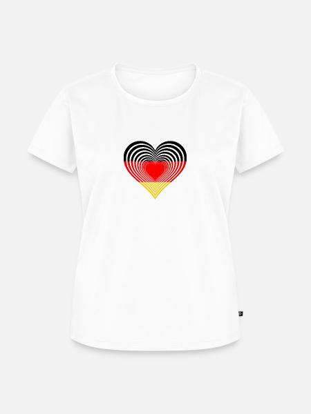 Deutschland - Frauen Premium Bio T-Shirt - Weiß