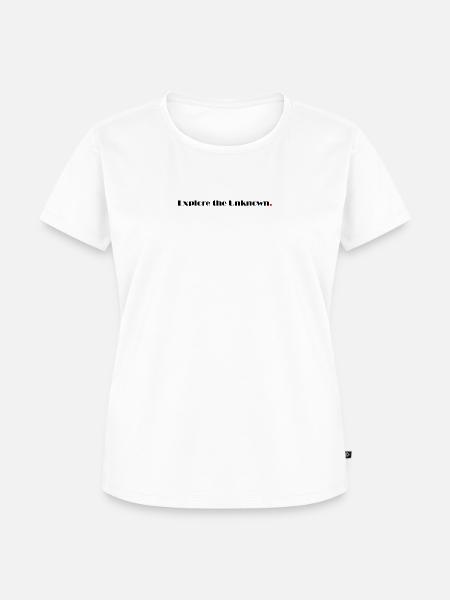 Explore The Unknown - Frauen Premium Bio T-Shirt - Weiß