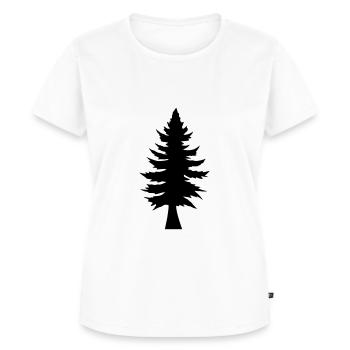 Baum, Nadelbaum, Tanne, Kiefer - Frauen Premium Bio T-Shirt - Weiß - Vorne - AI Model Female 172 dark (172cm)