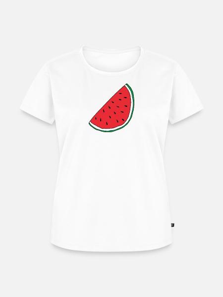Free Palestine - Frauen Premium Bio T-Shirt - Weiß