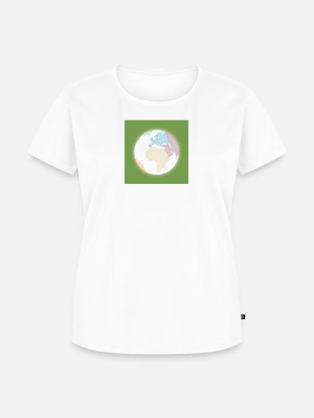 earth - Frauen Premium Bio T-Shirt - Weiß