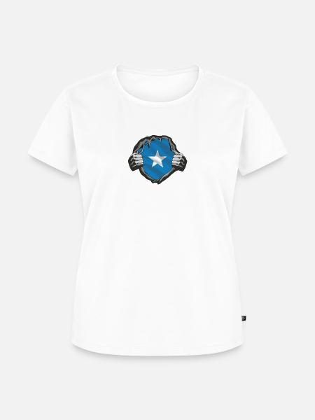 Somalia - Frauen Premium Bio T-Shirt - Weiß